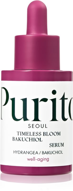 Purito Timeless Bloom Bakuchiol Serum ser revitalizant pentru a restabili fermitatea pielii 30 ml