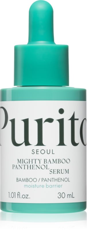 Purito Mighty Bamboo Panthenol Serum ser regenerator intens reface bariera protectoare a pielii 30 ml