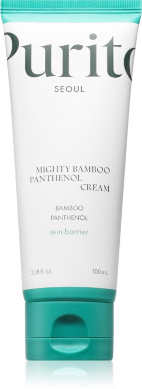 Purito Mighty Bamboo Panthenol Cream crema Intensiv Regeneratoare reface bariera protectoare a pielii 100 ml