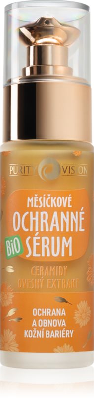 Purity Vision BIO Calendula Protective Serum ser protector cu ceramide 30 ml