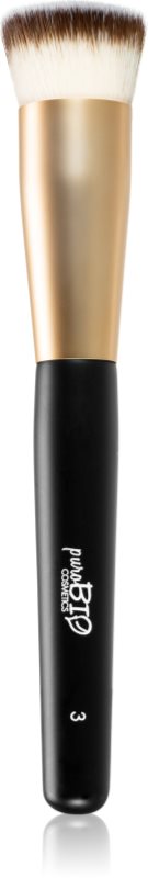 puroBIO Cosmetics N°03 perie kabuki pentru machiaj 1 buc