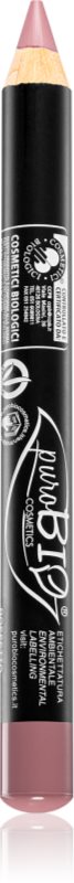 puroBIO Cosmetics Pencil Lipstick dermatograf multifuncțional pentru ochi, buze și obraji culoare 24 Pink Rossetto 2,3 g
