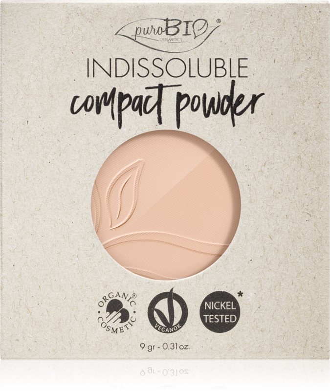 puroBIO Cosmetics Indissouble pudra compacta rezervă