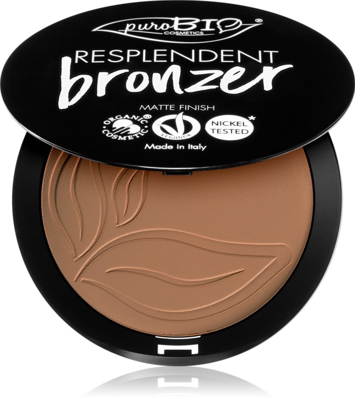 puroBIO Cosmetics Resplendent autobronzant cu efect matifiant