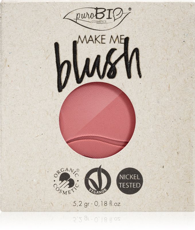 puroBIO Cosmetics Long-lasting Blush Refill Blush rezistent rezerva 5.2 g