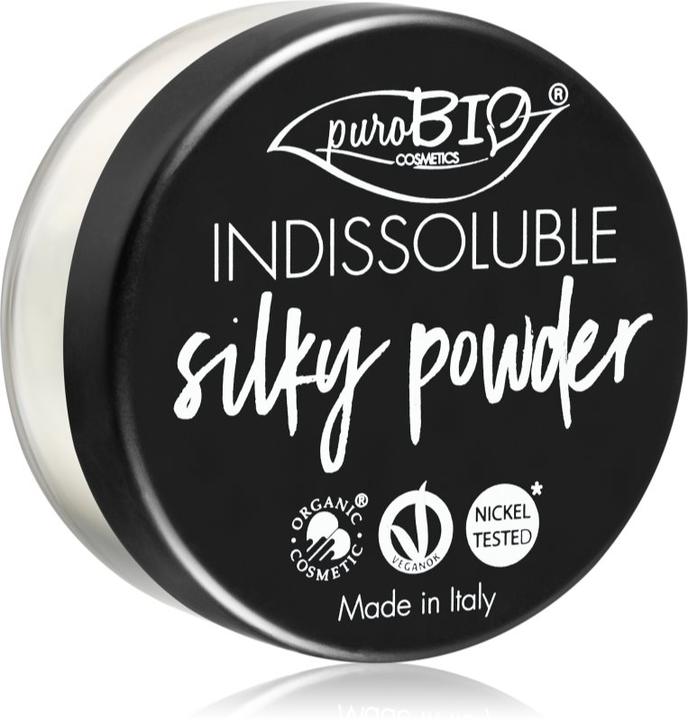 puroBIO Cosmetics Indissouble pudra pulbere matifianta