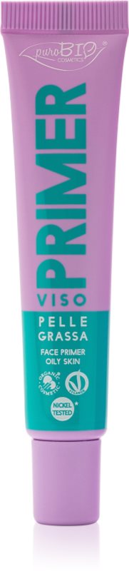 puroBIO Cosmetics Primer baza de machiaj pentru ten gras 15 ml