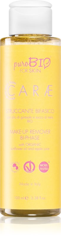 puroBIO Cosmetics Make-up Remover demachiant bifazic