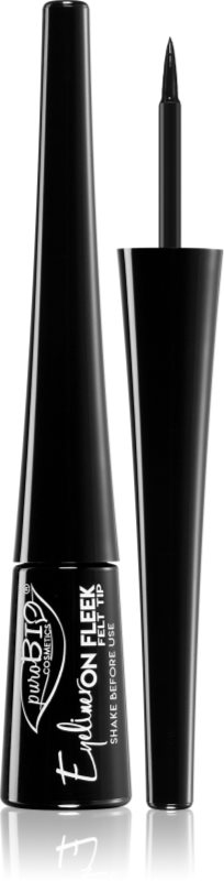 puroBIO Cosmetics On Fleek Felt Tip tuș lichid pentru ochi, cu efect mat 3 ml