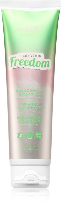 puroBIO Cosmetics For Skin Find Your Freedom gel cremos pentru dus 150 ml