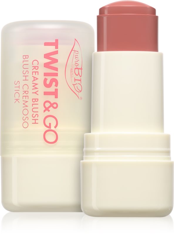 puroBIO Cosmetics Twist&Go blush cremos stick