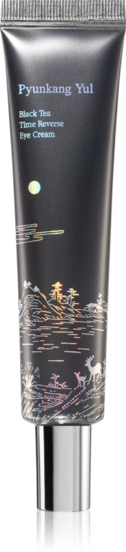 Pyunkang Yul Black Tea Time Reverse Eye Cream cremă multi-corectoare pentru ochi pentru strălucirea și netezirea pielii 25 ml