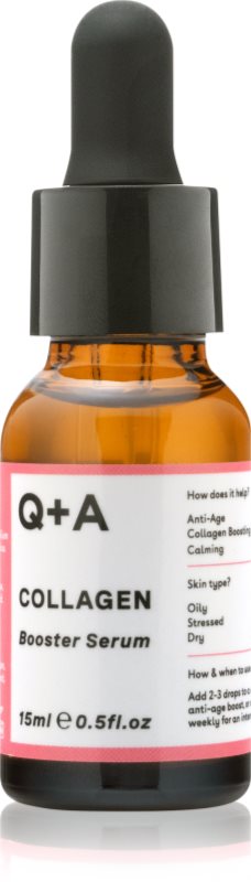 Q+A Collagen ser facial cu colagen 15 ml