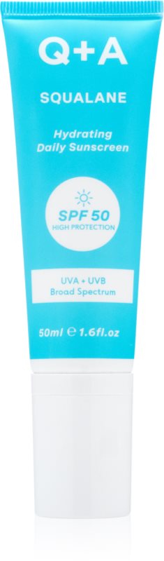 Q+A Squalane crema protectoare pentru fata SPF 50 50 ml