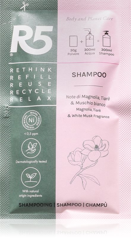 R5 Shampoo da Riattivare șampon pentru păr 30 ml