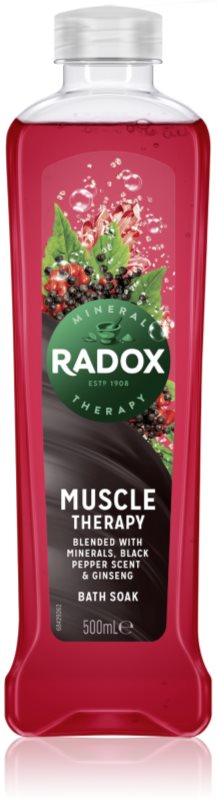 Radox Men Muscle Therapy spuma de baie Black Pepper & Ginseng 500 ml