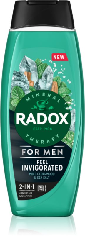 Radox Feel Invigorated Gel de duș pentru bărbați 2 in 1 450 ml