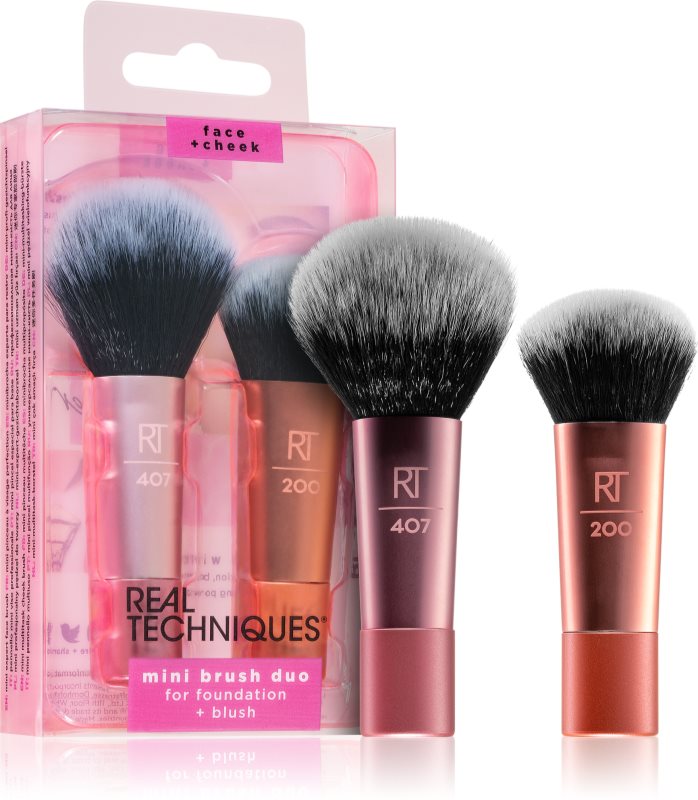 Real Techniques Mini set de mini-pensule 2 buc