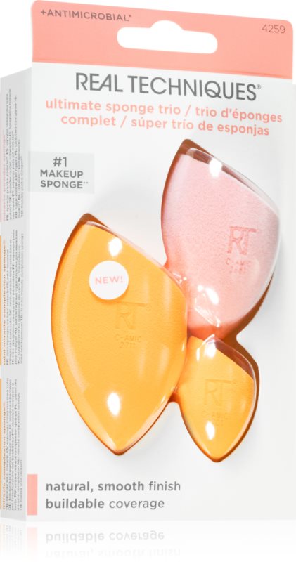 Real Techniques Ultimate Sponge Trio set aplicatoare