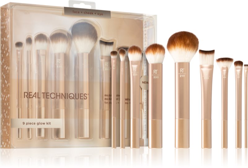 Real Techniques Au Naturale set perii machiaj 9 buc