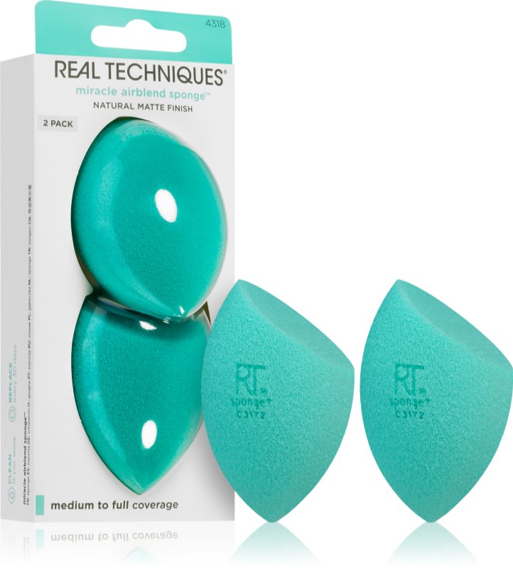 Real Techniques Miracle Airblend Sponge set aplicatoare