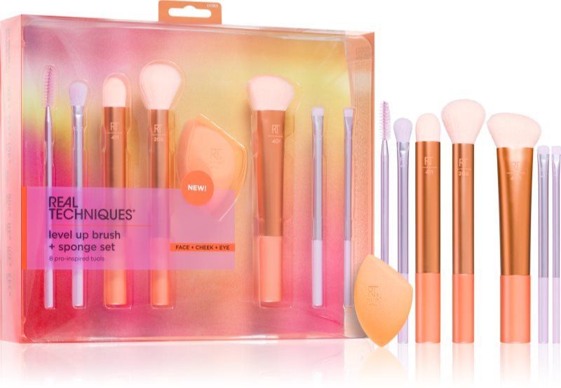 Real Techniques Vivid Nostalgia set perii machiaj pentru look perfect