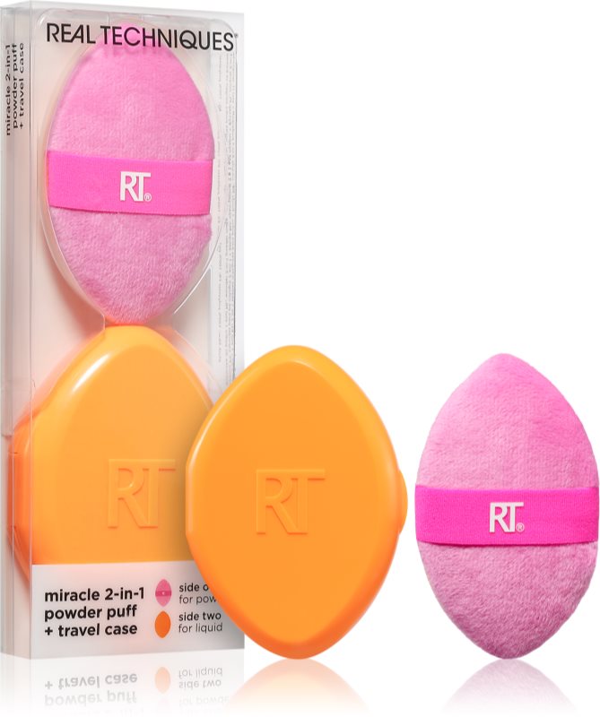 Real Techniques Miracle 2-In-1 burete pentru make-up 1 buc