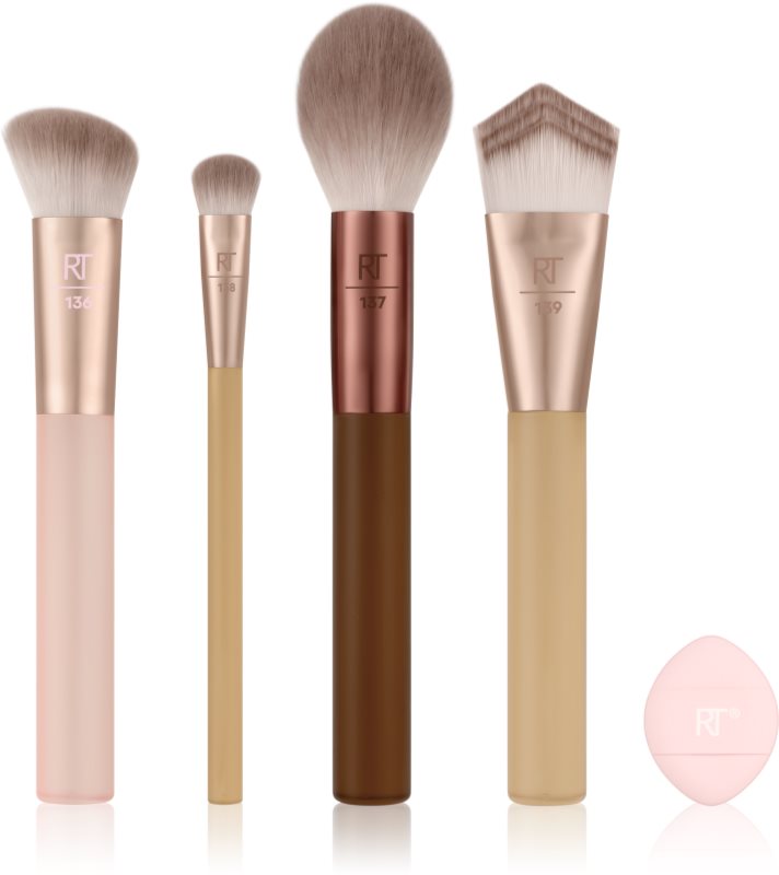 Real Techniques New Nudes Blurred Base Kit set perii machiaj 5 buc