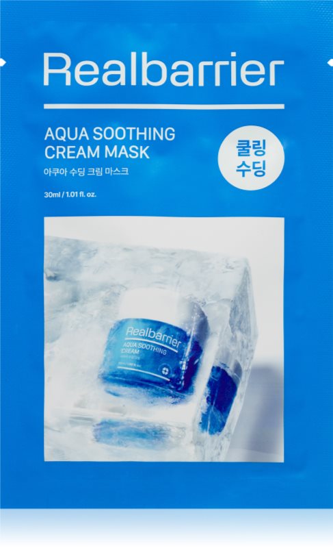 Real Barrier Aqua Soothing Cream Mask mască textilă hidratantă 30 ml
