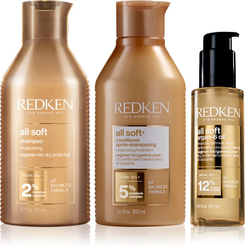 Redken All Soft set pentru par uscat si fragil