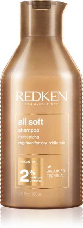 Redken All Soft sampon hranitor pentru par uscat si fragil