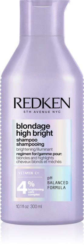 Redken Blondage High Bright sampon pentru stralucire pentru par blond 300 ml