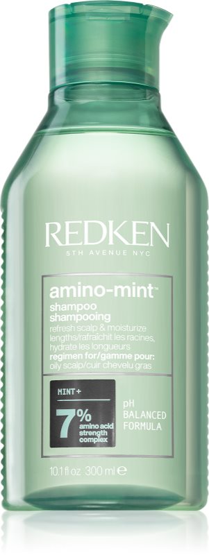 Redken Amino Mint sampon de curatare delicat pentru par gras 300 ml