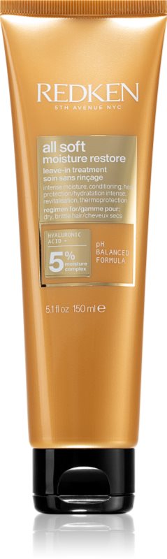 Redken All Soft Tratament pentru intarirea firului de par ce nu necesita clatire nutritie si hidratare 150 ml