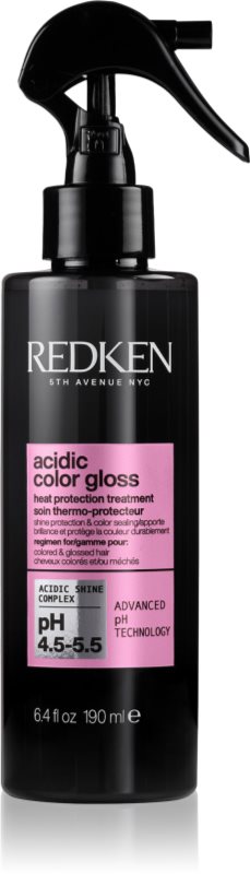 Redken Acidic Color Gloss spray pentru protecția termică a părului pentru păr vopsit 190 ml