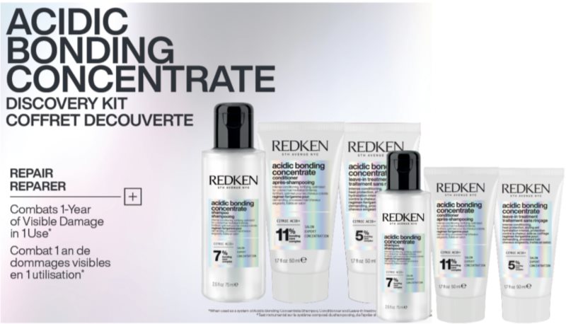 Redken Acidic Bonding Concentrate set cadou pentru par deteriorat si vopsit