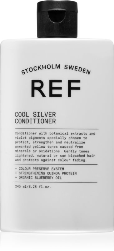 REF Cool Silver Conditioner balsam hidratant de neutralizare tonuri de galben 245 ml