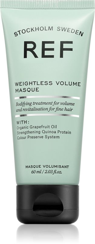 REF Weightless Volume Masque mască de hidratare profundă pentru un par stralucitor si catifelat 60 ml