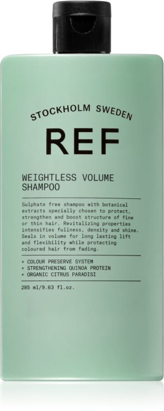 REF Weightless Volume Shampoo Sampon pentru par fin, moale volum de la radacini 285 ml