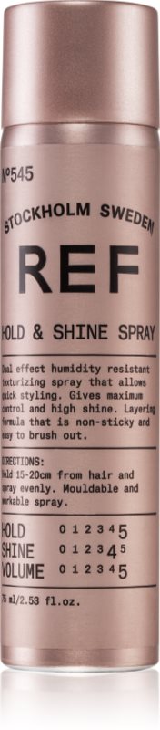 REF Hold & Shine Spray N°545 fixativ stralucitor 75 ml
