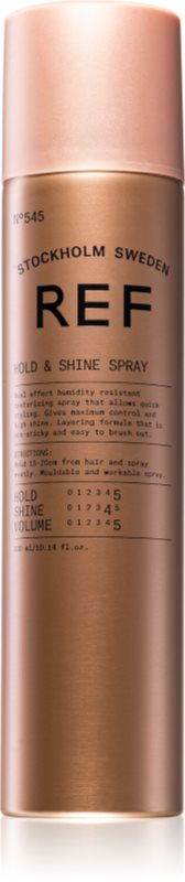 REF Hold & Shine Spray N°545 spray pentru păr pentru fixare și formă 300 ml