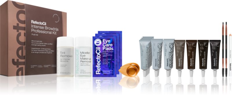 RefectoCil Intense Brow[n]s Professional Kit set pentru vopsirea genelor și a sprâncenelor