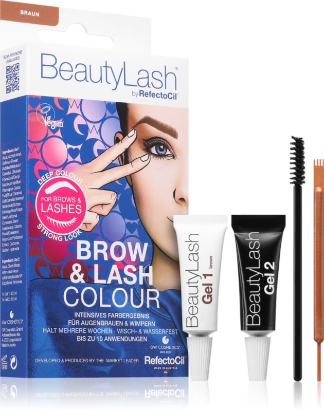 RefectoCil BeautyLash Brow & Lash Colour culoare pentru sprancene pentru gene și sprâncene