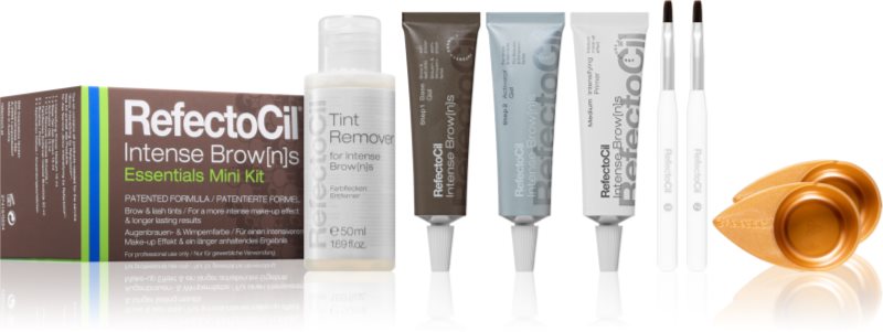 RefectoCil Intense Brow[n]s Essentials Mini Kit set pentru aranjarea sprâncenelor pentru sprâncene
