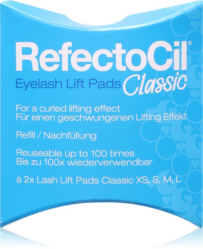 RefectoCil Eyelash Lift Pads Classic plasturi reutilizabili pentru zona ochilor pentru lifting și laminarea genelor 100 buc