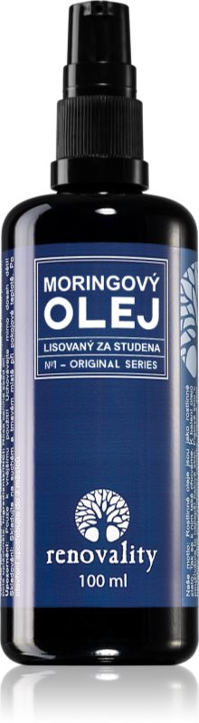 Renovality Original Series Cold-Pressed Moringa Oil ulei facial pentru tenul uscat 100 ml