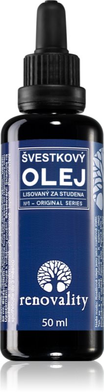 Renovality Original Series Cold-Pressed Plum Oil ulei facial pentru piele uscata spre sensibila 50 ml