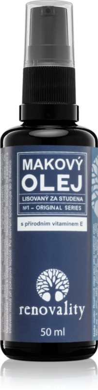 Renovality Original Series Poppy Seed Oil with Natural Vitamin E ulei facial pentru toate tipurile de ten 50 ml