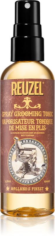 Reuzel Spray Grooming Tonic spray cu protecție termică, pentru aranjarea cu placa și cu ondulatorul pentru o fixare naturala pentru păr fin 100 ml
