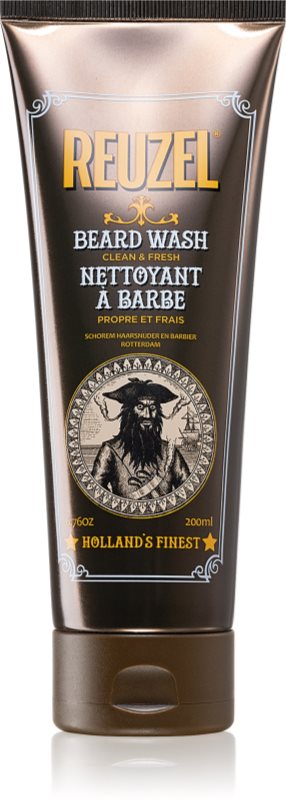 Reuzel Clean & Fresh Beard Wash cremă hidratantă pentru curățare pentru față și barbă 200 ml